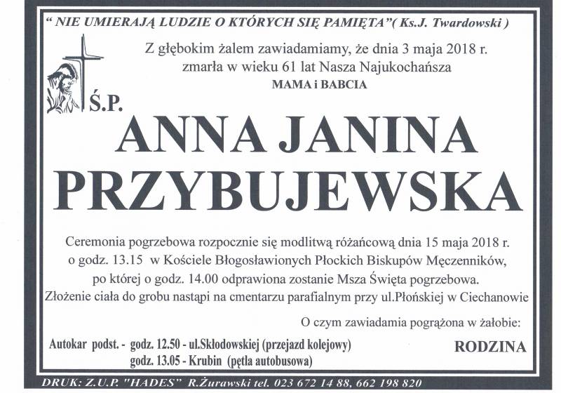 Anna Janina Przybujewska