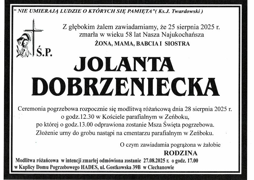 JOLANTA DOBRZENIECKA