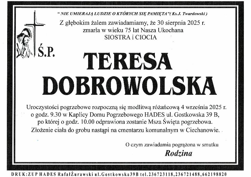 TERESA DOBROWOLSKA
