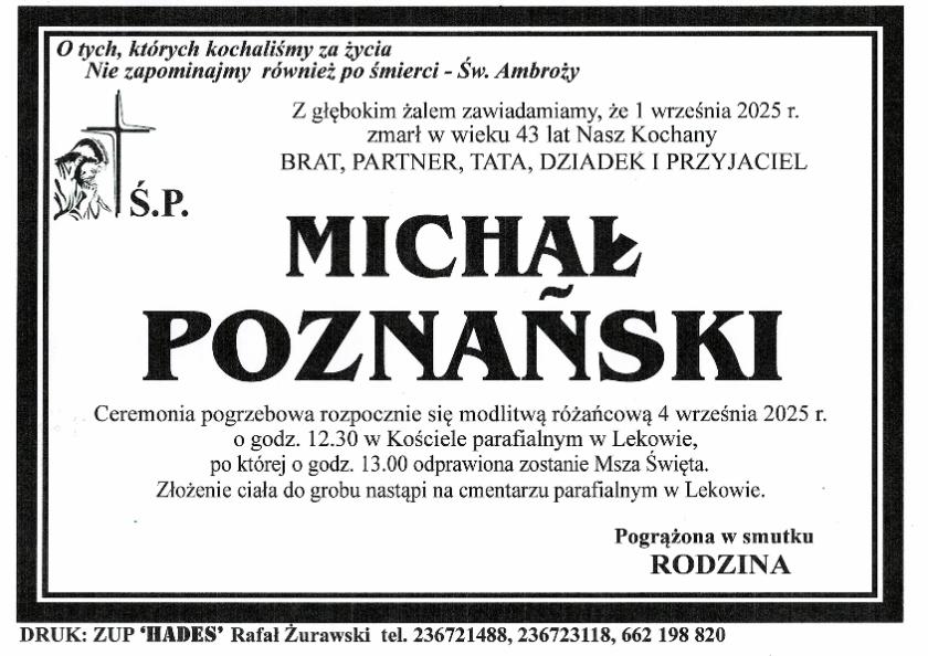 MICHAŁ POZNAŃSKI`