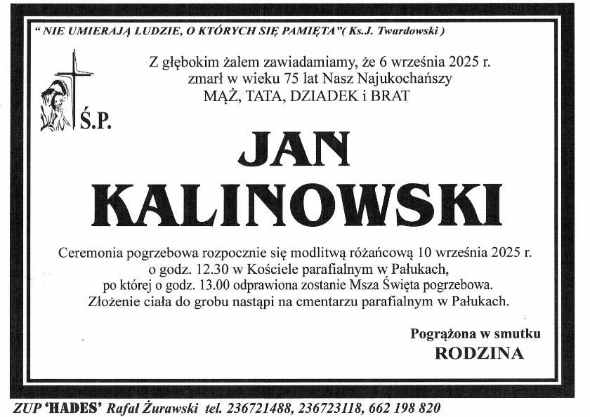 JAN KALINOWSKI