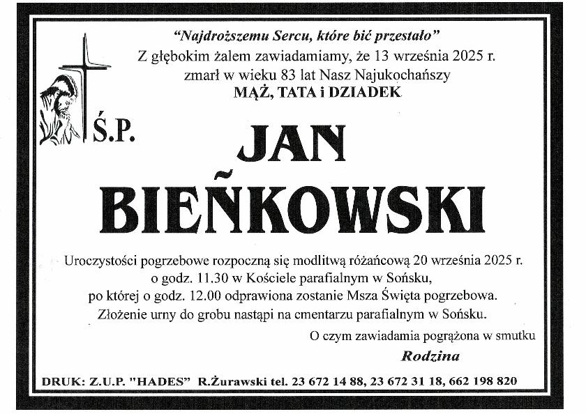 JAN BIEŃKOWSKI