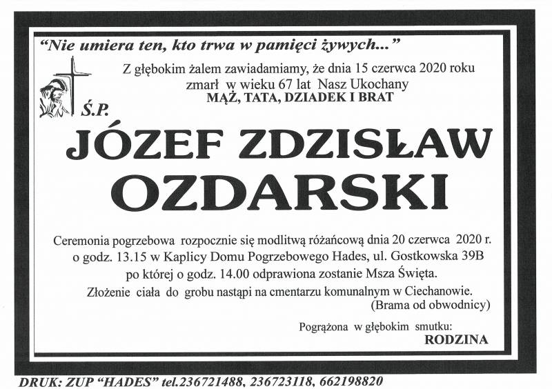 Józef Zdzisław Ozdarski