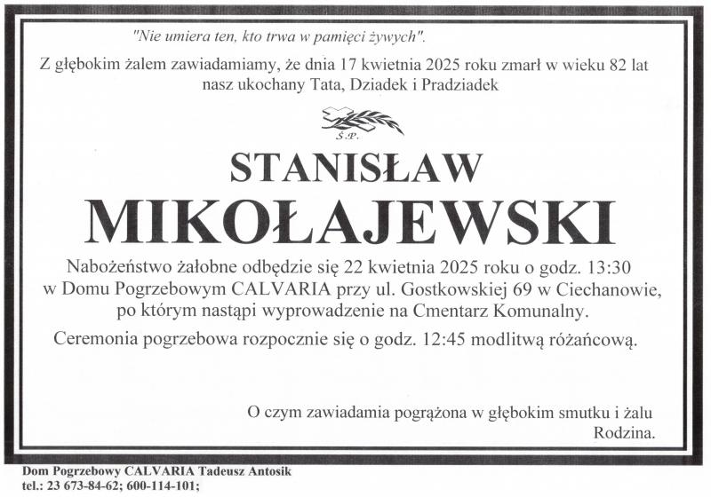 Stanisław Mikołajewski