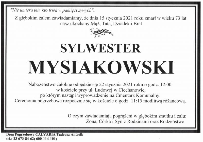 Sylwester Mysiakowski