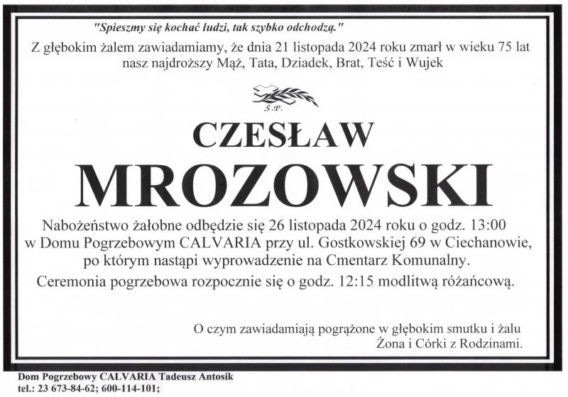 Czesław Mrozowski