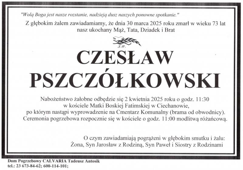 Czesław Pszczółkowski