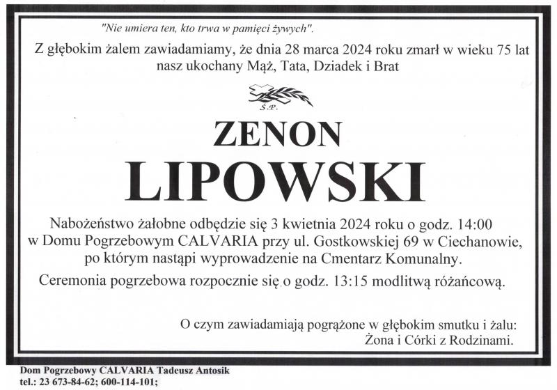 Zenon Lipowski