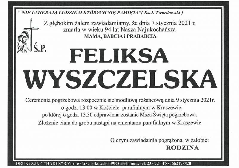 Feliksa Wyszczelska