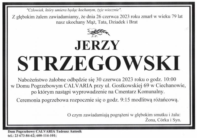 Jerzy Strzegowski