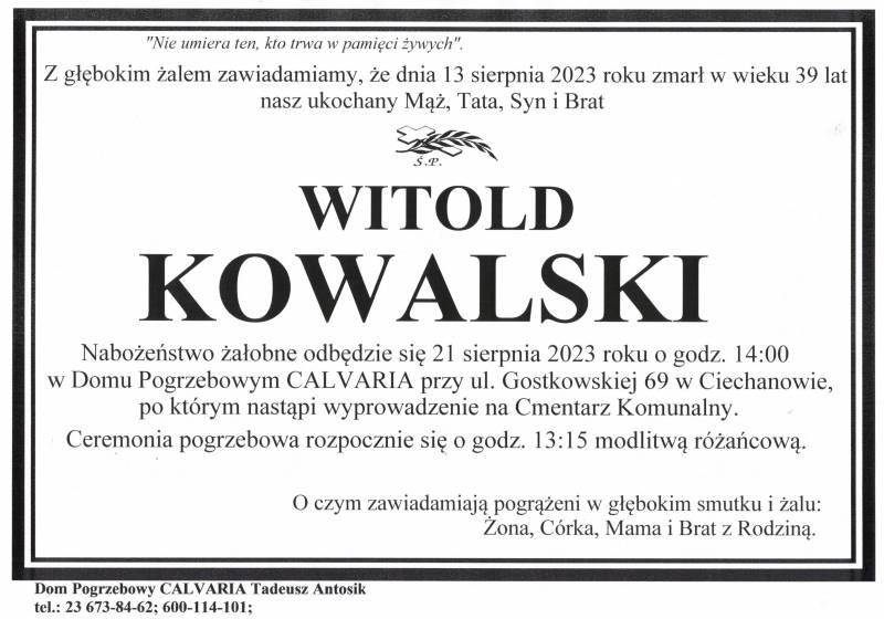 Witold Kowalski