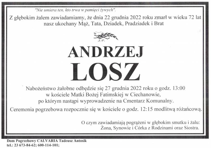ANDRZEJ LOSZ