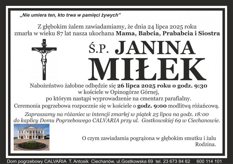 Janina Miłek