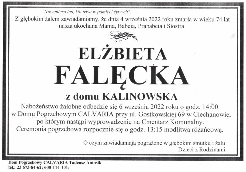 Elżbieta Falęcka