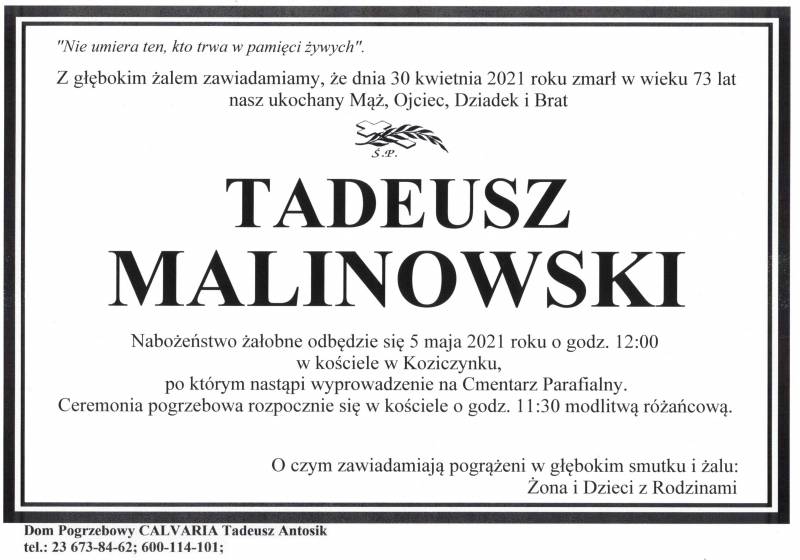 Tadeusz Malinowski