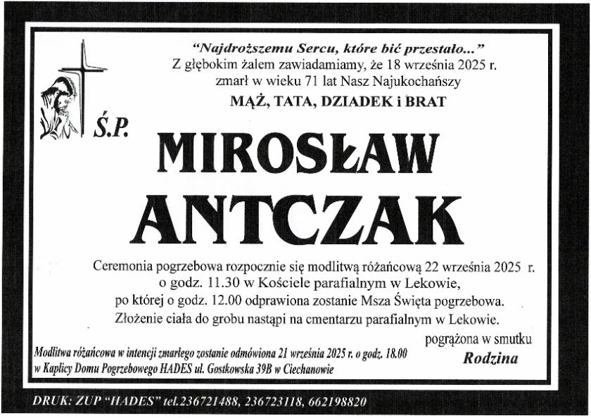 MIROSŁAW ANTCZAK
