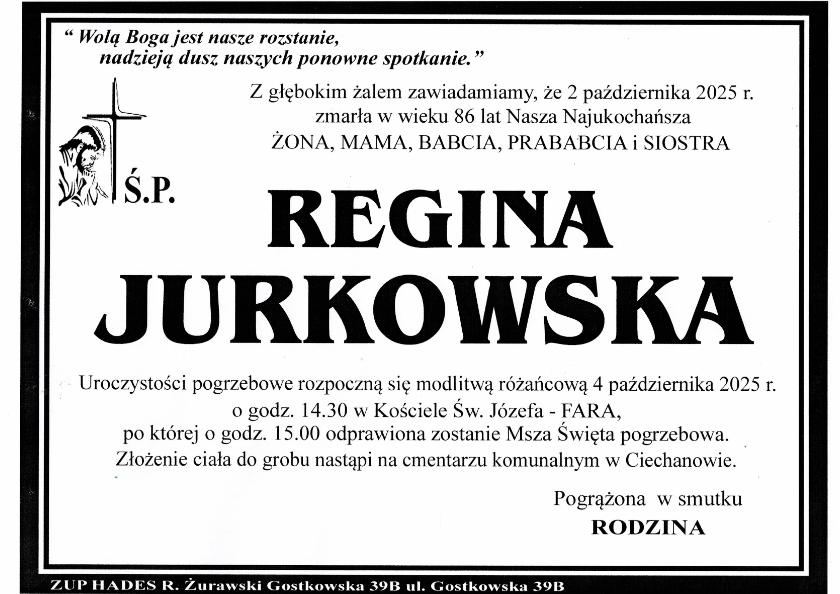 REGINA JURKOWSKA