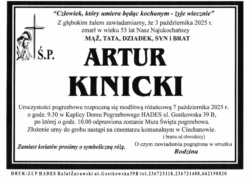 ARTUR KINICKI