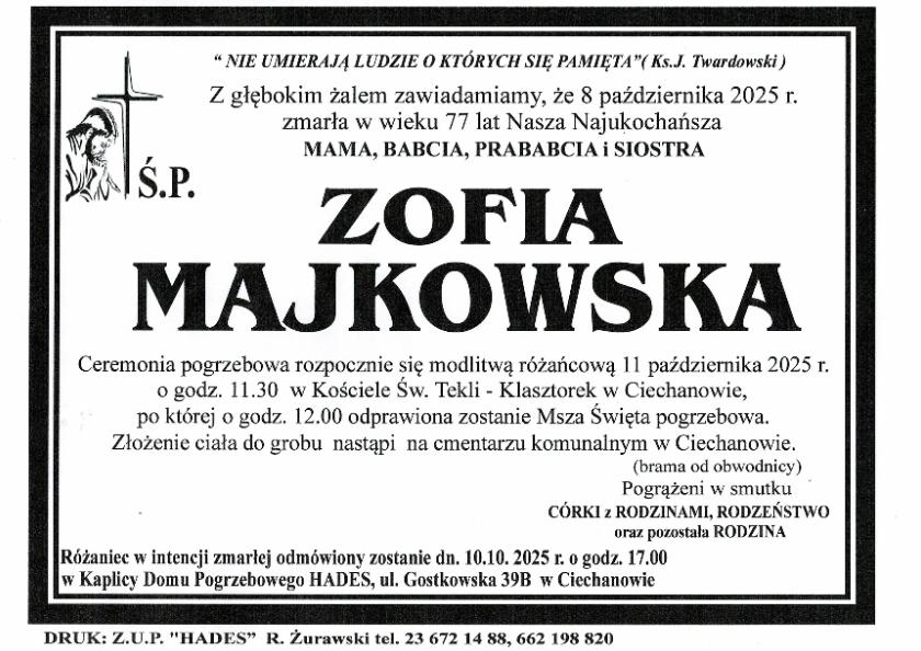 ZOFIA MAJKOWSKA