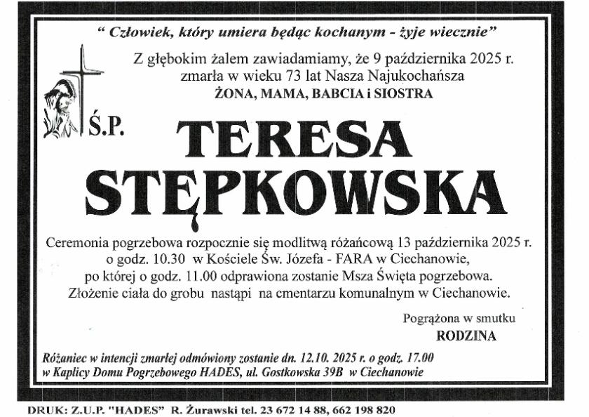 TERESA STĘPKOWSKA