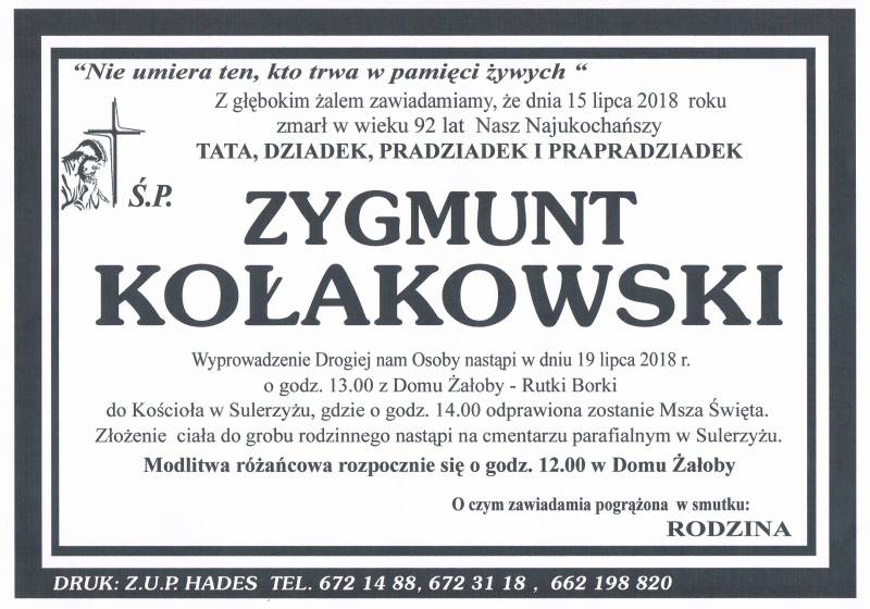 Zygmunt Kołakowski