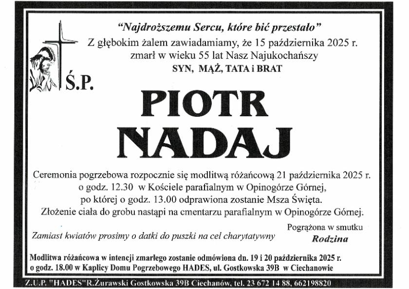PIOTR NADAJ