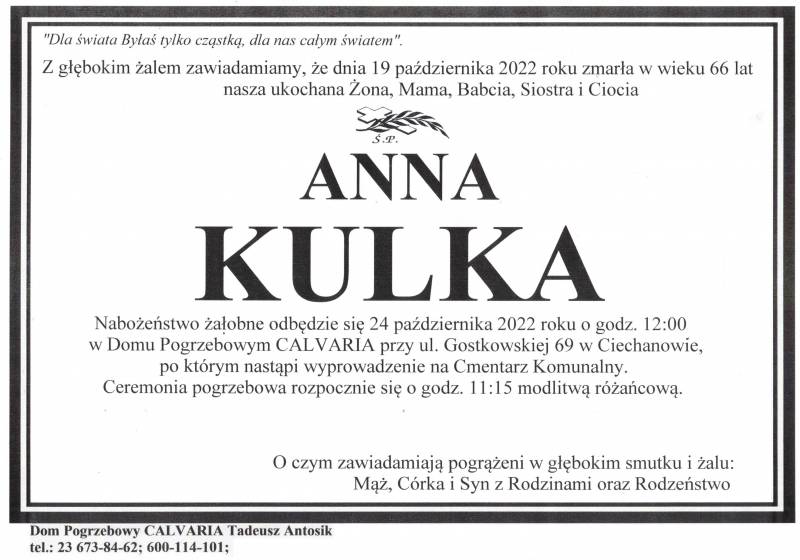 Anna Kulka