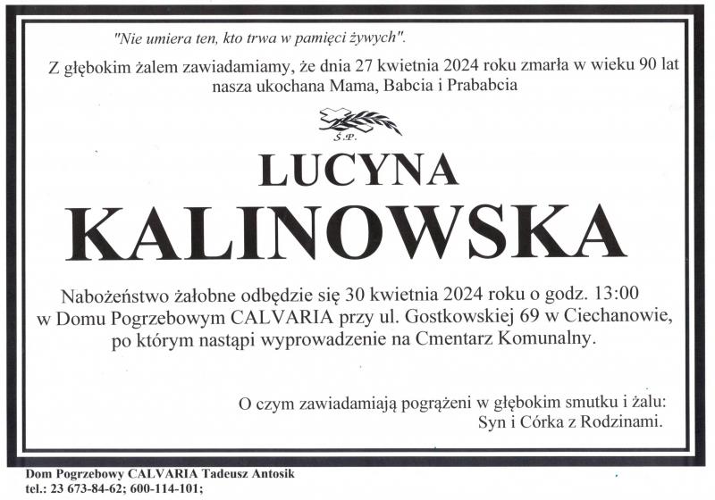 Lucyna Kalinowska