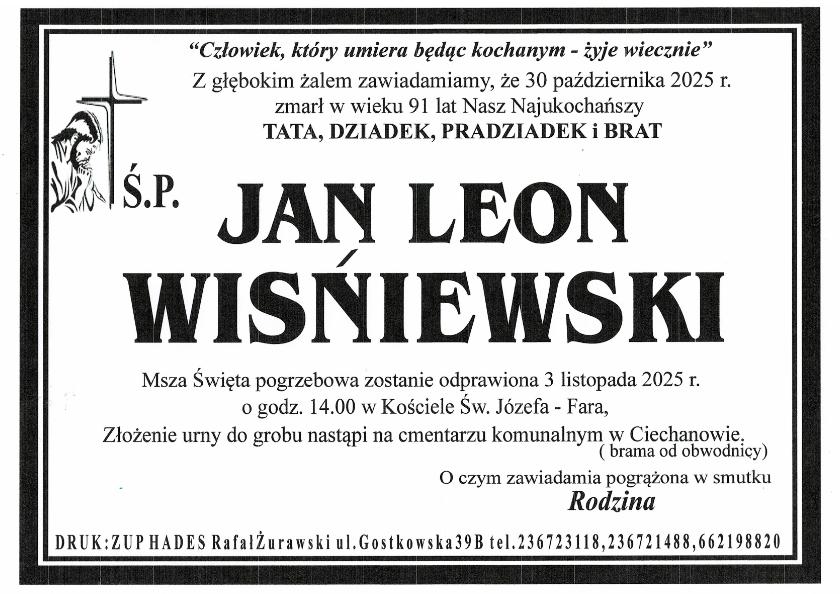 JAN LEON WIŚNIEWSKI