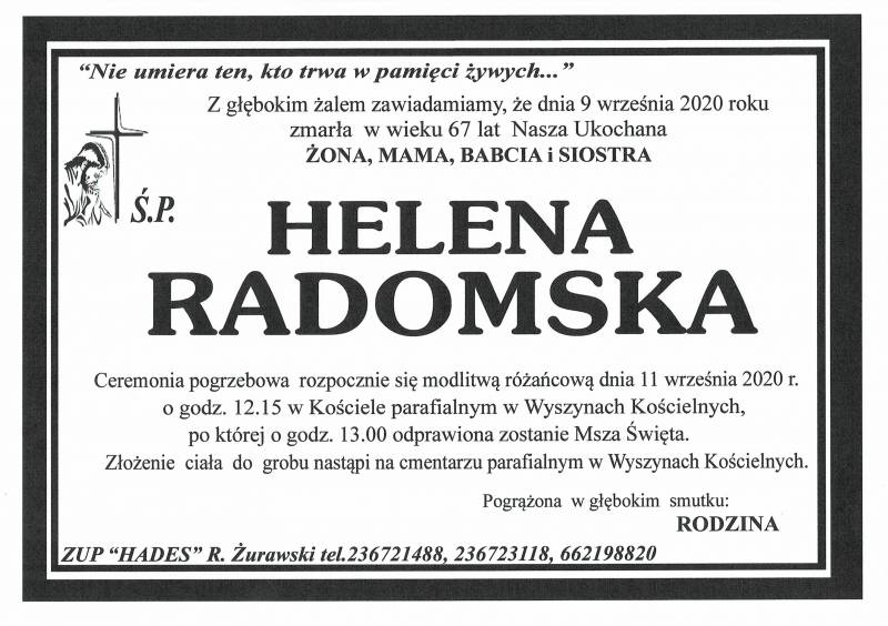 HELENA RADOMSKA