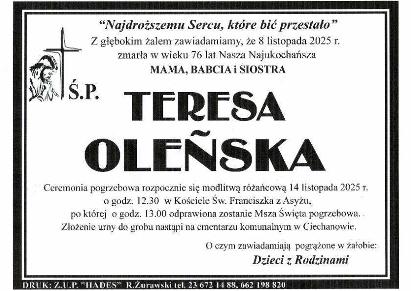 TERESA OLEŃSKA