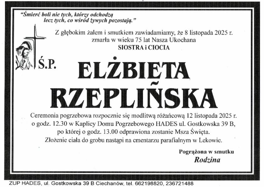 ELŻBIETA RZEPLIŃSKA