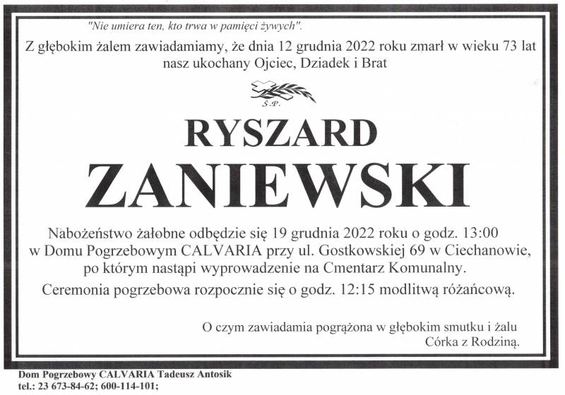 Ryszard Zaniewski