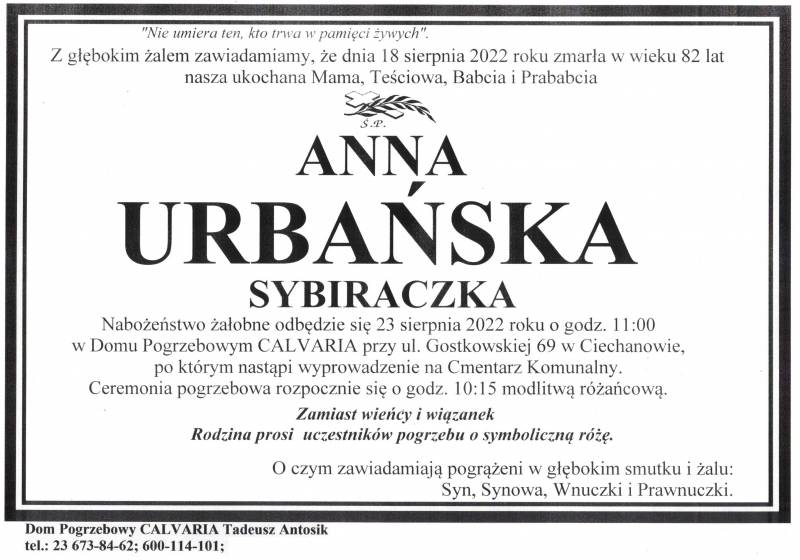 Anna Urbańska