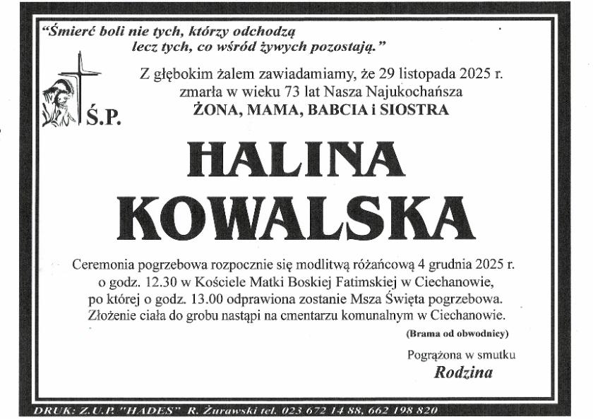 HALINA KOWALSKA