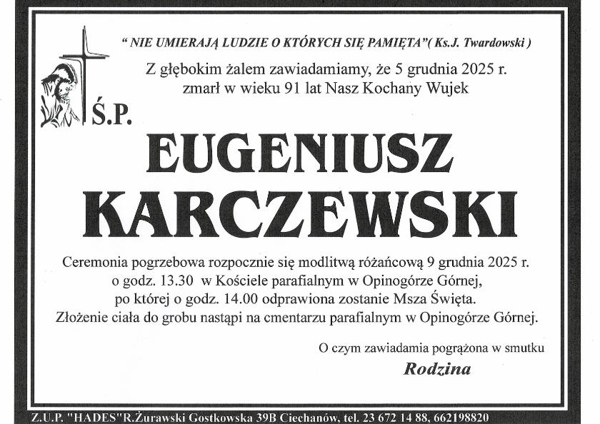 EUGENIUSZ KARCZEWSKI