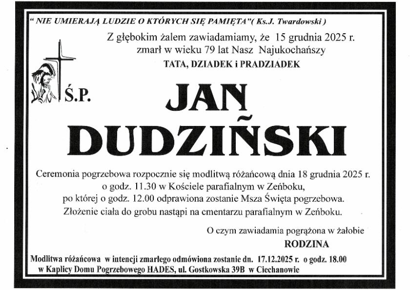 JAN DUDZIŃSKI