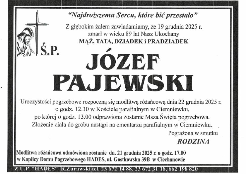 JÓZEF PAJEWSKI