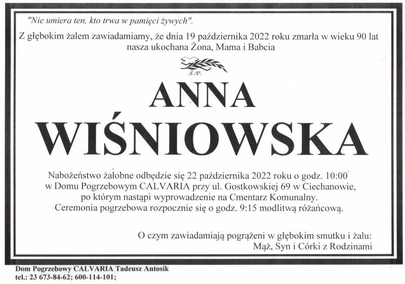 Anna Wiśniowska