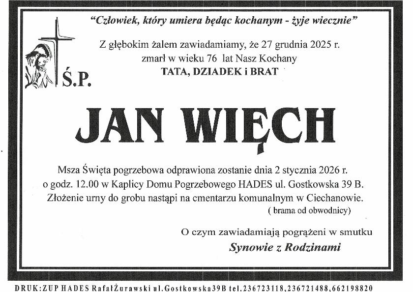 JAN WIĘCH