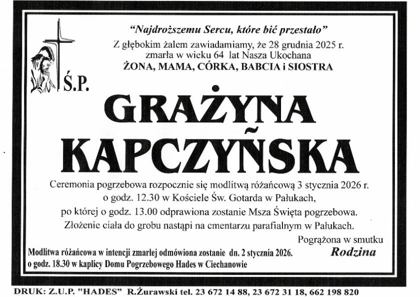 GRAŻYNA KAPCZYŃSKA