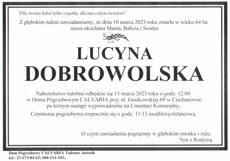 Lucyna Dobrowolska