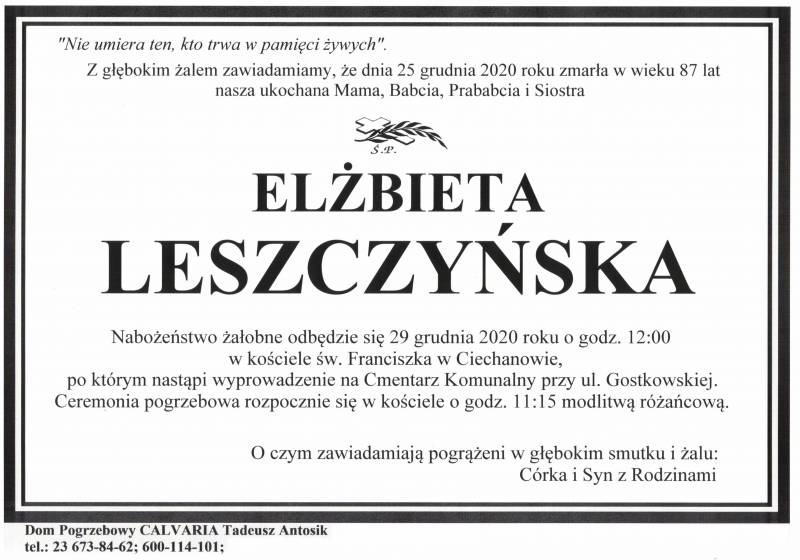 Elżbieta Leszczyńska