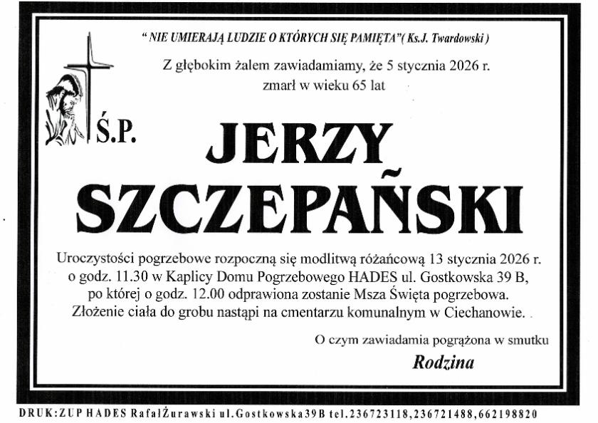 JERZY SZCZEPAŃSKI