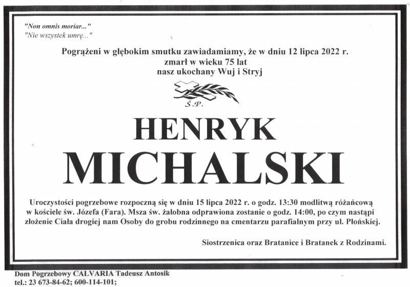 Henryk Michalski