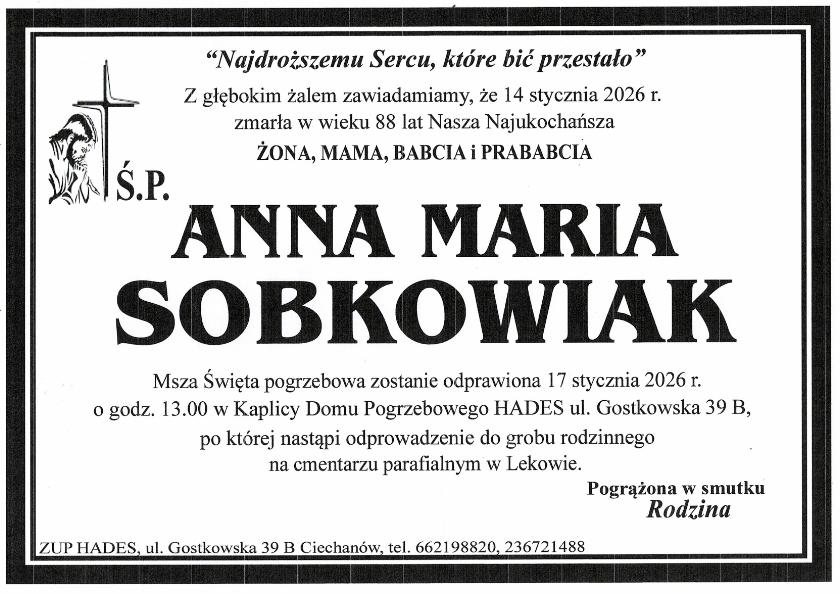ANNA MARIA SOBKOWIAK