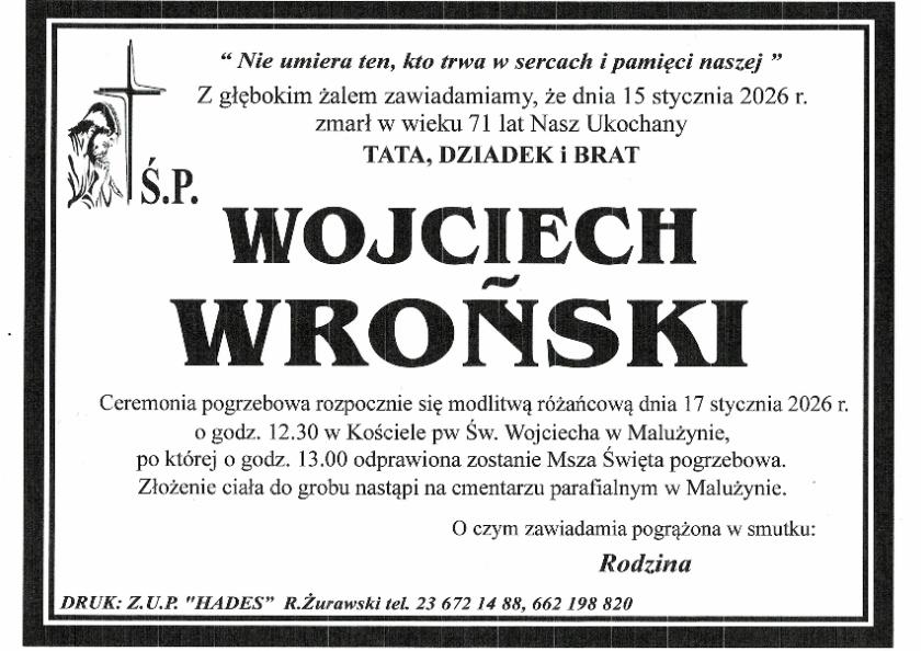 WOJCIECH WROŃSKI