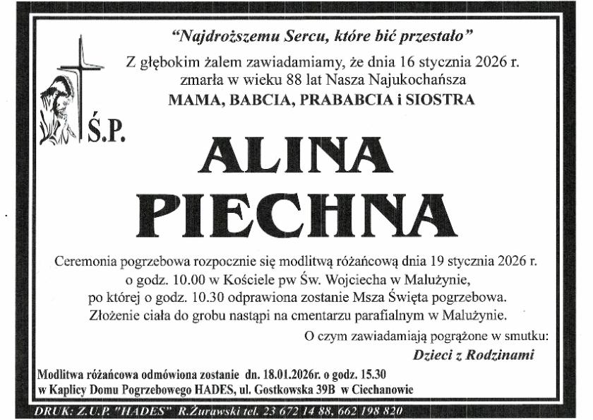 ALINA PIECHNA