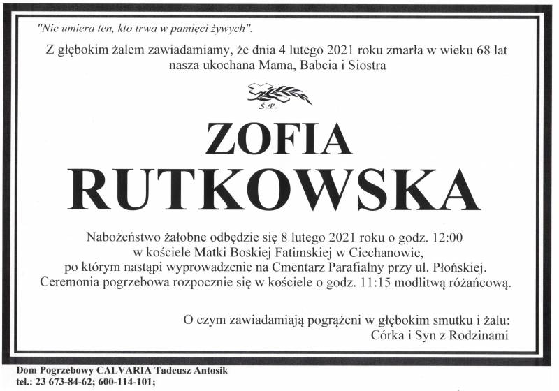 Zofia Rutkowska