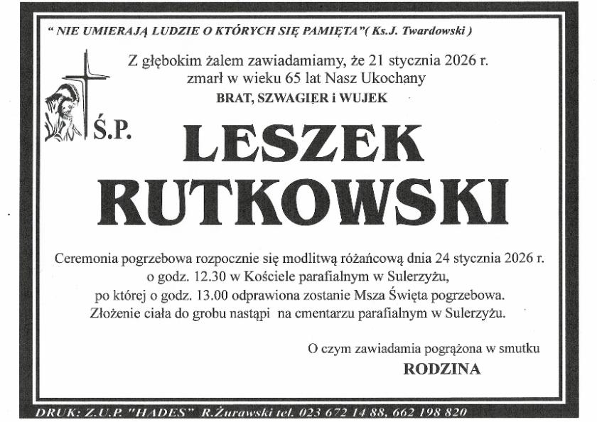 LESZEK RUTKOWSKI